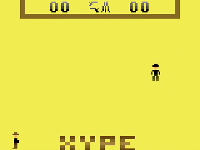 Gunfight (Homebrew) — Title screen